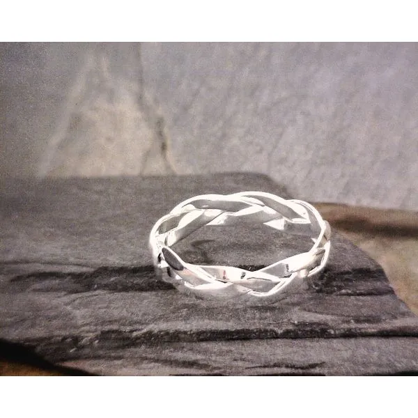 Sterling 4mm Braided Band Vulcan's Forge LLC KANSAS CITY, MO