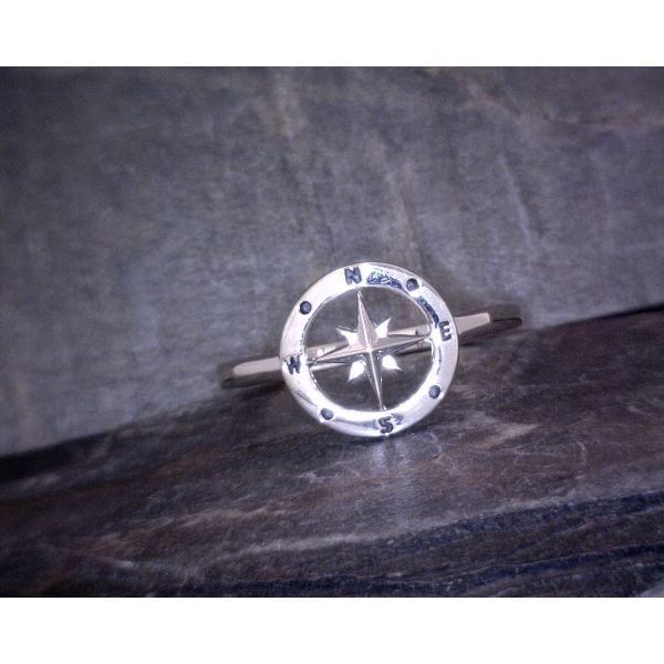 Sterling Silver Open Compass Ring Vulcan's Forge LLC Kansas City, MO