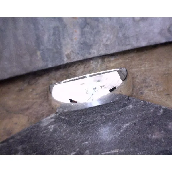 Sterling Silver 8mm Half Round Band Vulcan's Forge LLC KANSAS CITY, MO