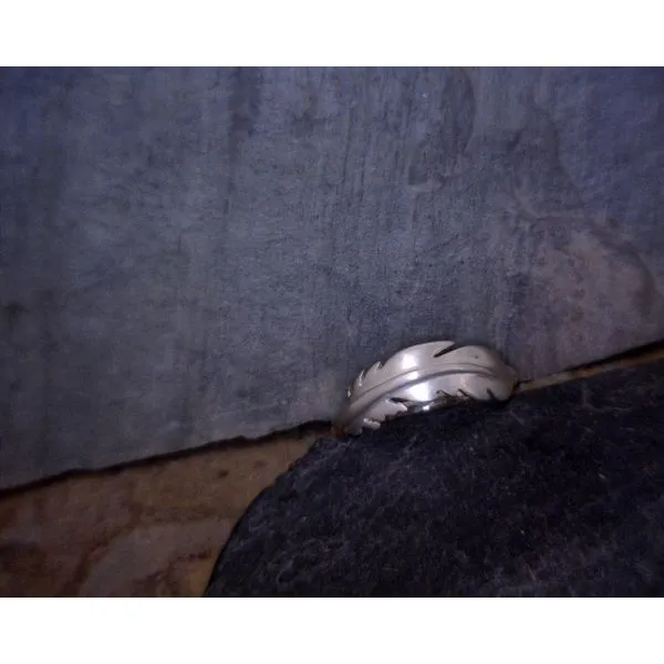 Sterling Silver Leaf Band Vulcan's Forge LLC KANSAS CITY, MO