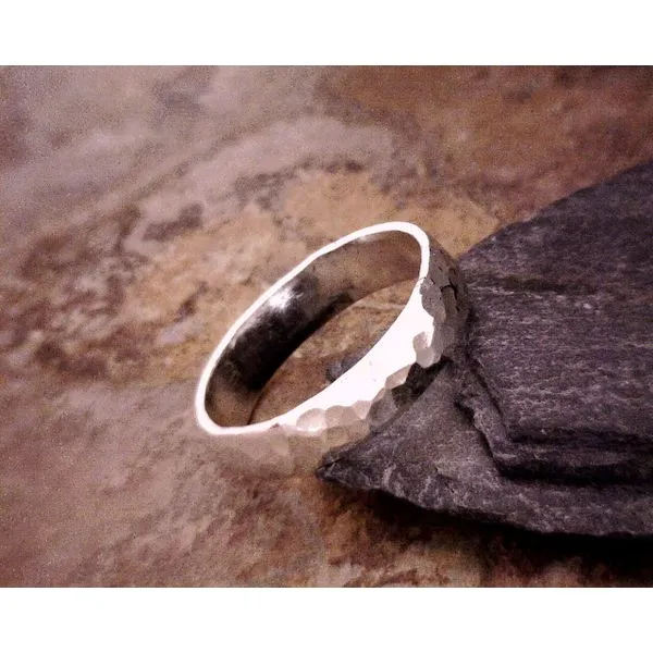 Sterling Silver Hammered Band Vulcan's Forge LLC KANSAS CITY, MO
