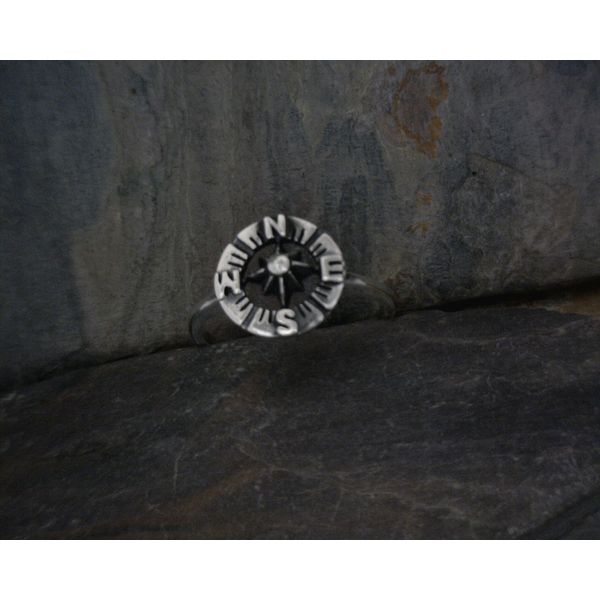 Sterling Silver Compass Ring Vulcan's Forge LLC Kansas City, MO