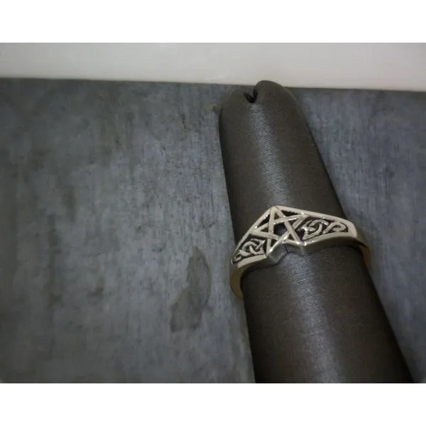Sterling Silver Pentacle Ring Vulcan's Forge LLC Kansas City, MO
