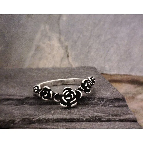 Sterling Silver Rose Ring Vulcan's Forge LLC KANSAS CITY, MO