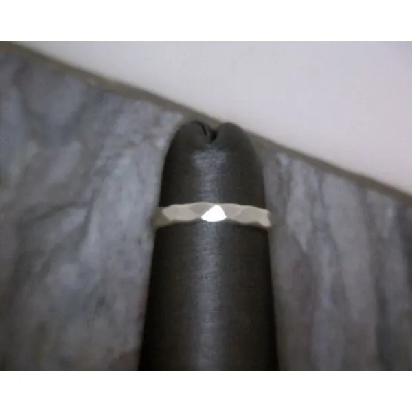 Sterling Silver Hammered Band Vulcan's Forge LLC Kansas City, MO