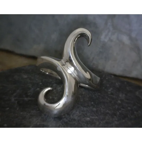 Sterling Double Swirl Ring Vulcan's Forge LLC KANSAS CITY, MO