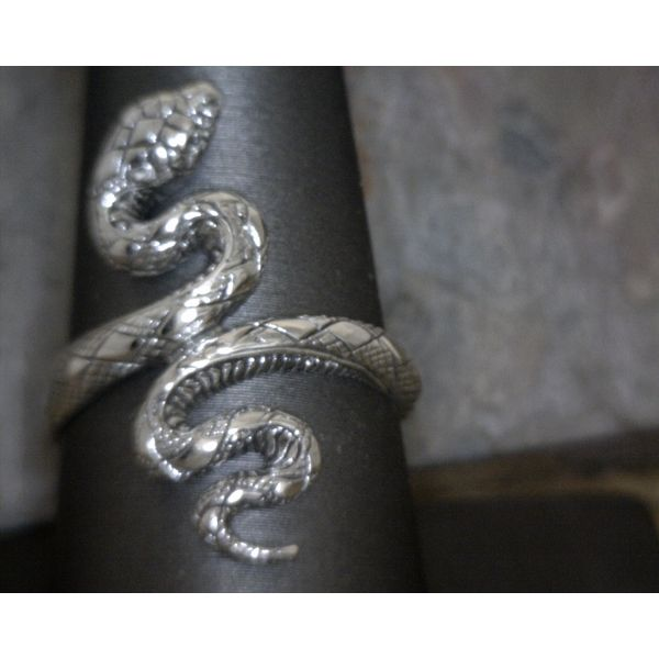 Sterling Silver Snake Ring Vulcan's Forge LLC Kansas City, MO