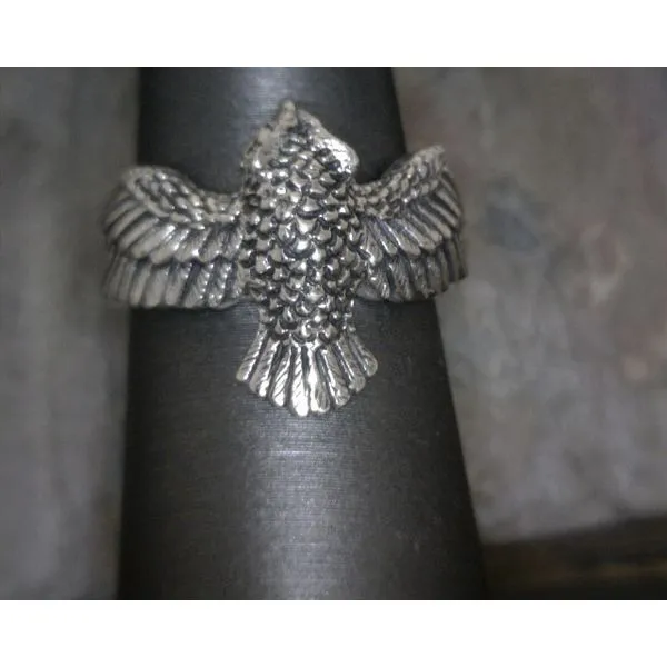 Sterling Silver OWL Ring Vulcan's Forge LLC Kansas City, MO