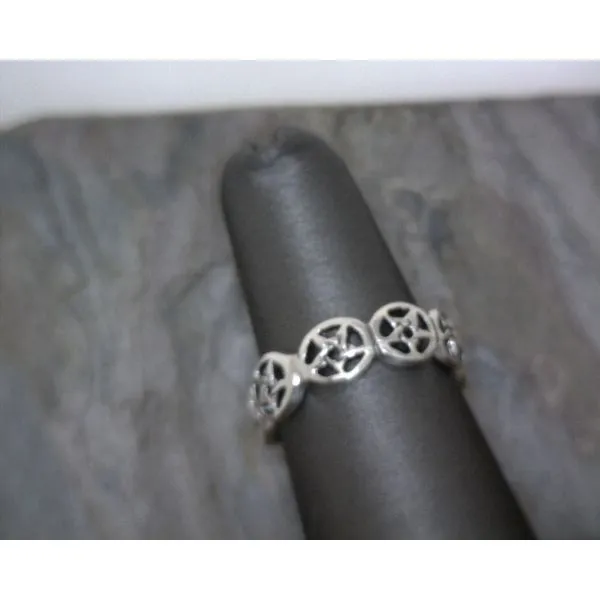 Silver Pentacle Band Vulcan's Forge LLC Kansas City, MO