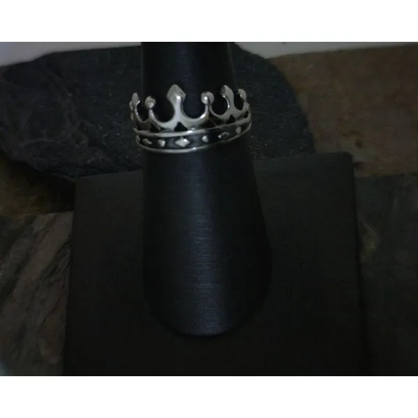 STERLING CROWN RING SIZE 11.5 Vulcan's Forge LLC Kansas City, MO