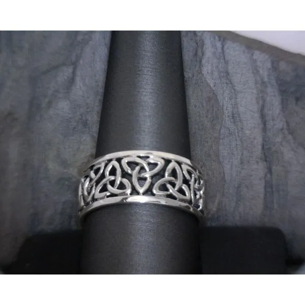Sterling Silver Triquetra Band Vulcan's Forge LLC Kansas City, MO