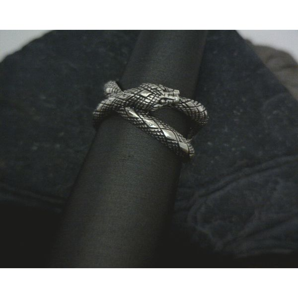 Ouroboros Snake Ring Size 12 Vulcan's Forge LLC Kansas City, MO