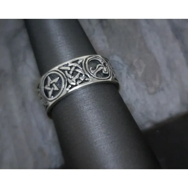 Silver Pentacle Band Vulcan's Forge LLC Kansas City, MO