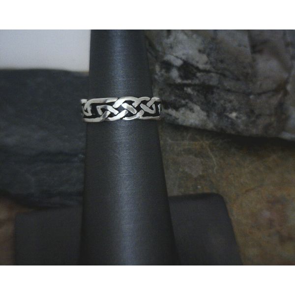 Sterling Celtic Band Ring Size 5 Vulcan's Forge LLC Kansas City, MO