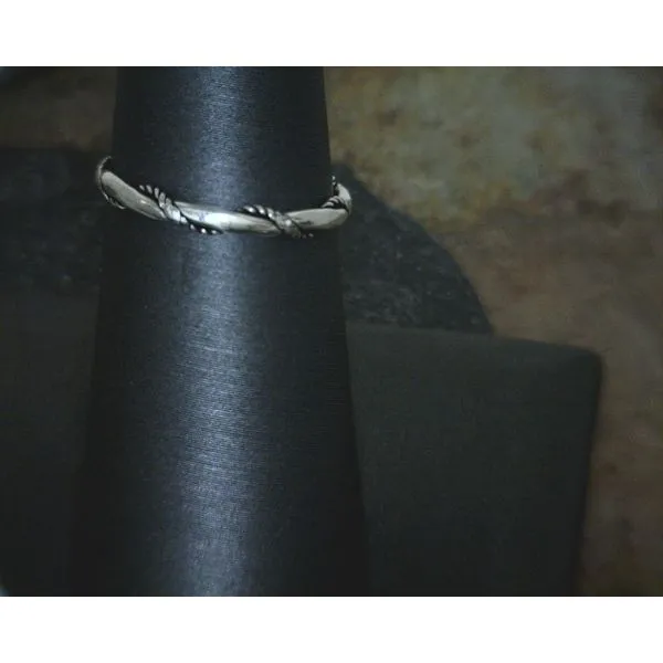 Sterling Twist Ring Size 7 Vulcan's Forge LLC Kansas City, MO