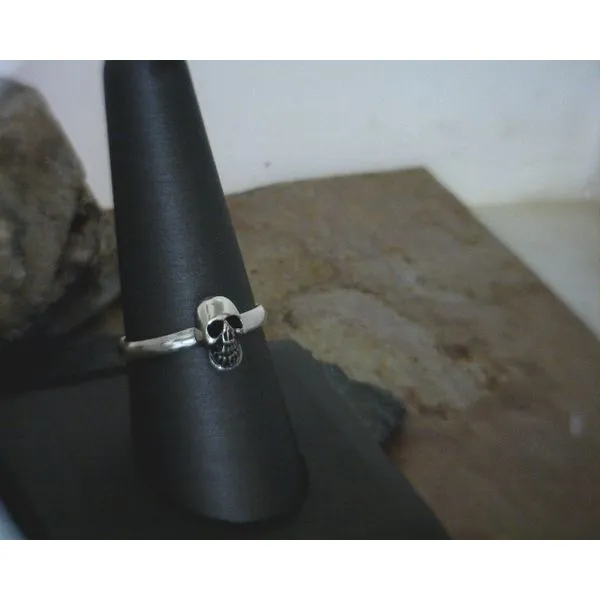 Sterling Silver Skull Ring Size 9 Vulcan's Forge LLC Kansas City, MO