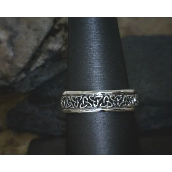 Sterling Small Triquetra Band Size 12 Vulcan's Forge LLC Kansas City, MO