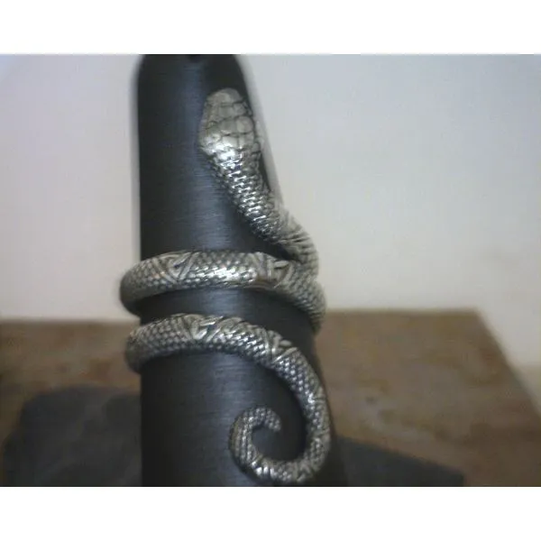 Sterling Celtic Trinity Knotwork Snake Ring Size 8 Vulcan's Forge LLC Kansas City, MO