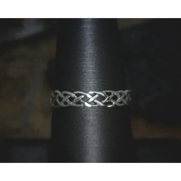 Sterling Hollow Celtic Band Ring Vulcan's Forge LLC Kansas City, MO
