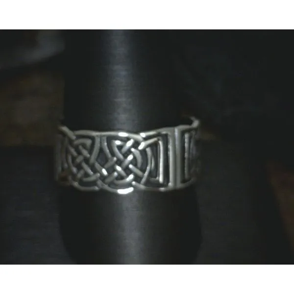 Sterling Celtic Knotwork Band Vulcan's Forge LLC KANSAS CITY, MO
