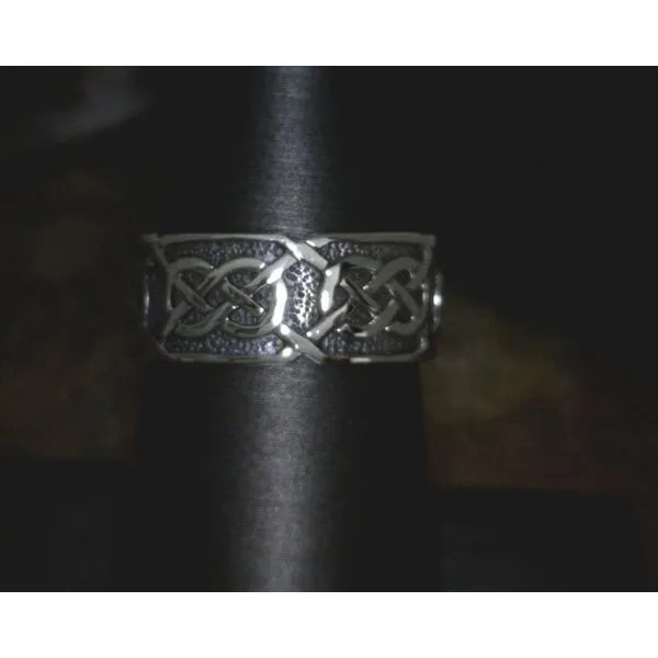 Sterling Celtic Knotwork Band Vulcan's Forge LLC KANSAS CITY, MO