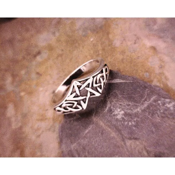 Silver Pentacle in Celtic Weave Vulcan's Forge LLC Kansas City, MO
