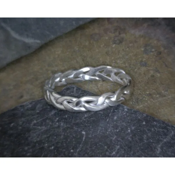 SS Braided Band Size 7 Vulcan's Forge LLC Kansas City, MO