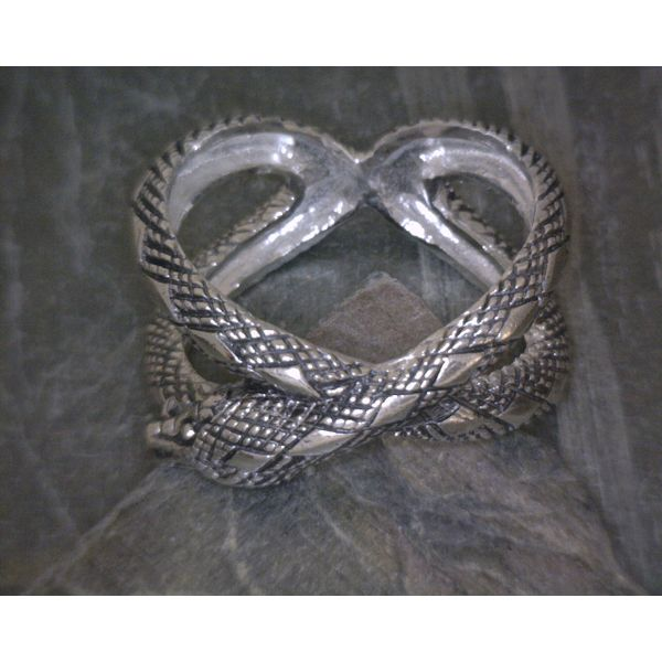 SS Ouroboros Snake Ring Vulcan's Forge LLC Kansas City, MO