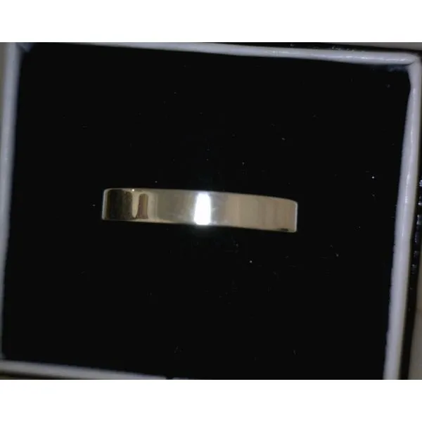 SS Flat 3mm Band Size 8 Vulcan's Forge LLC KANSAS CITY, MO