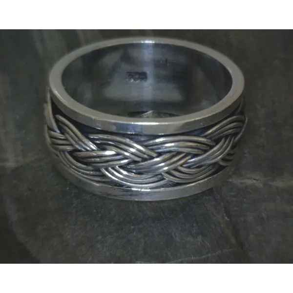 SS Braided Spinner Band Vulcan's Forge LLC KANSAS CITY, MO