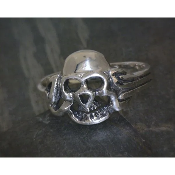 SS Skulls W Knot Ring Vulcan's Forge LLC KANSAS CITY, MO