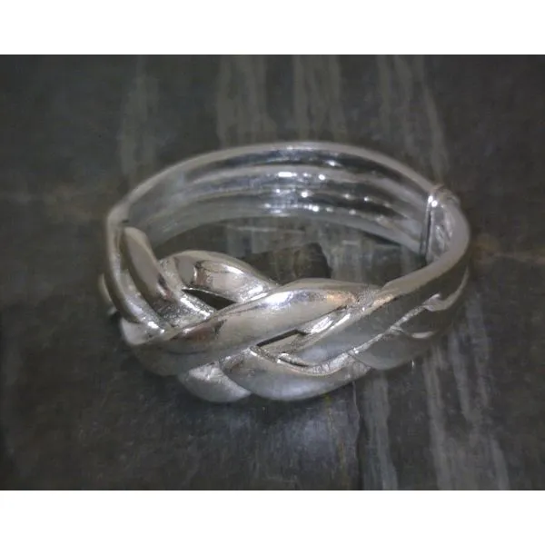 SS 4 Band Puzzle Ring Vulcan's Forge LLC KANSAS CITY, MO