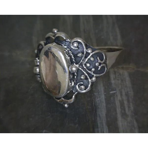 SS Vintage Style Poison Ring Vulcan's Forge LLC KANSAS CITY, MO