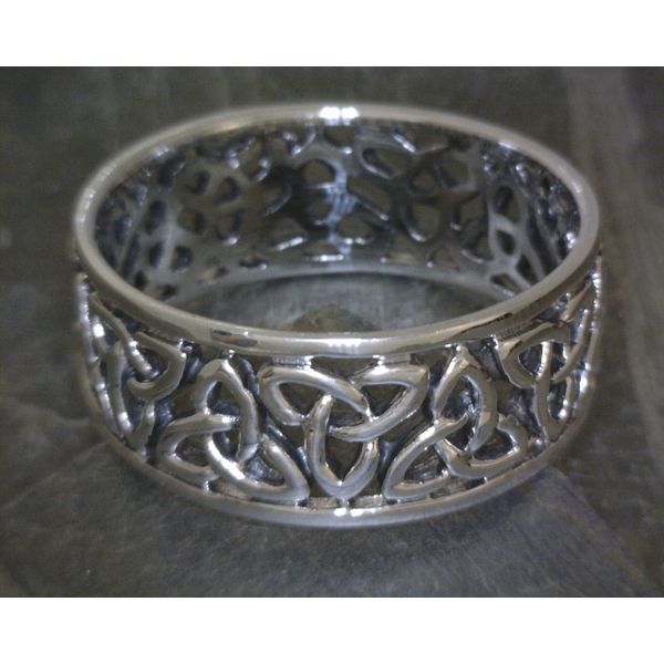 SS  Triquetra Band Sz 14 Vulcan's Forge LLC KANSAS CITY, MO