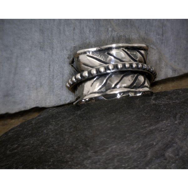 Sterling Silver Bali Style Spinner Ring Vulcan's Forge LLC Kansas City, MO