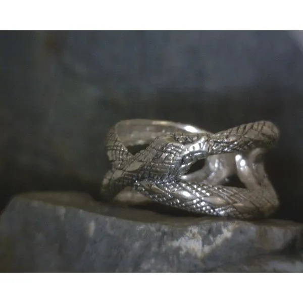 SS Ouroboros Snake Ring Vulcan's Forge LLC KANSAS CITY, MO