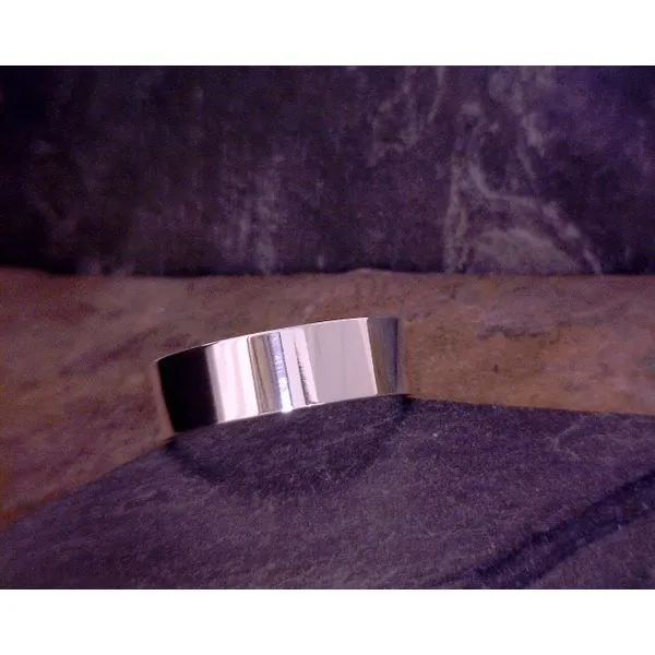 Sterling Flat Band 7MM Vulcan's Forge LLC KANSAS CITY, MO