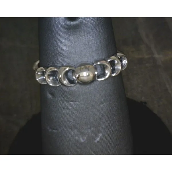 SS Moon Phases Ring Vulcan's Forge LLC Kansas City, MO