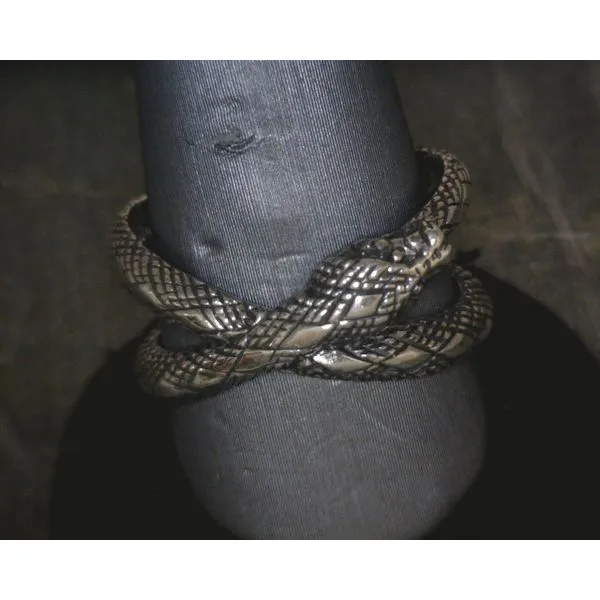 SS Ouroboros Snake Ring Vulcan's Forge LLC Kansas City, MO