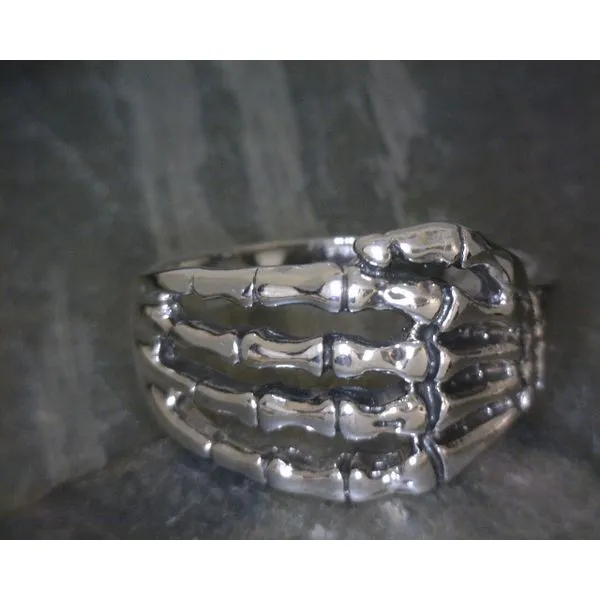 SS Skeleton Hand Ring Vulcan's Forge LLC Kansas City, MO