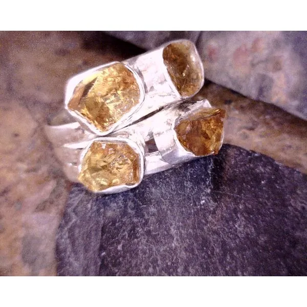 Sterling Quad Rough Cut Citrine Vulcan's Forge LLC KANSAS CITY, MO