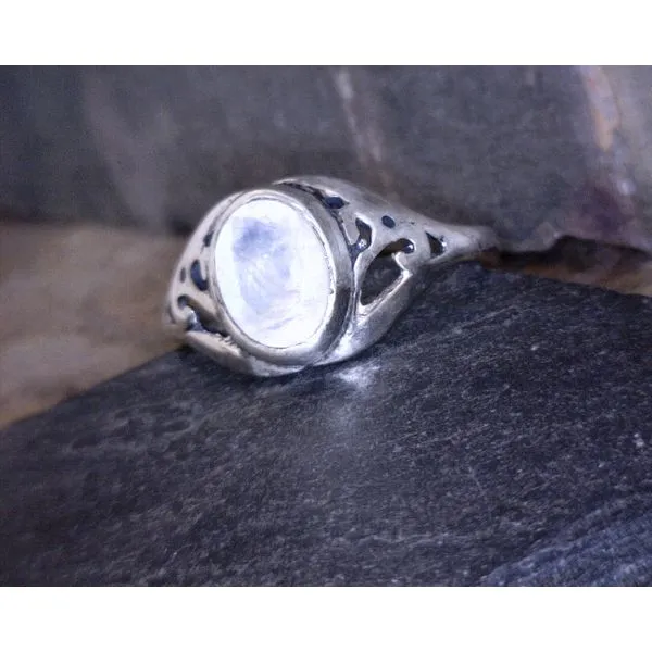 Sterling Silver Moonstone Ring Vulcan's Forge LLC KANSAS CITY, MO