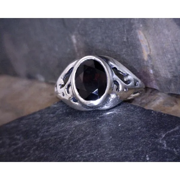 Sterling Silver Garnet Ring Vulcan's Forge LLC KANSAS CITY, MO