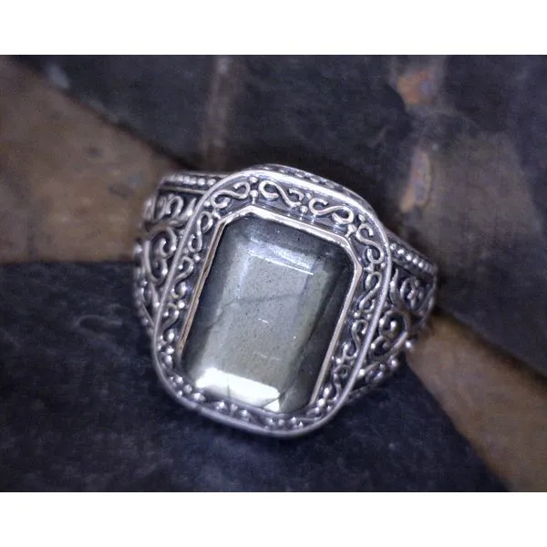 Sterling Silver Labradorite Ring Vulcan's Forge LLC KANSAS CITY, MO