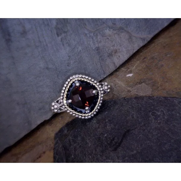 Sterling Silver Garnet Ring Vulcan's Forge LLC KANSAS CITY, MO