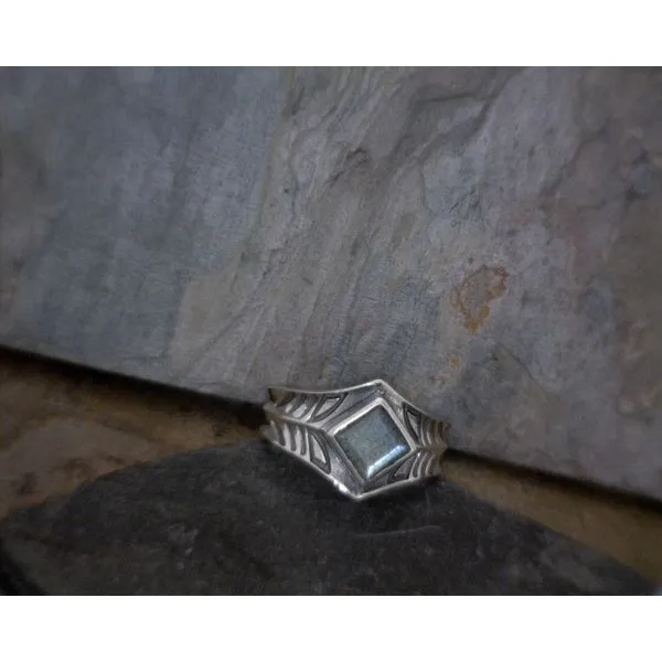Sterling Silver LABRADORITE Ring Vulcan's Forge LLC KANSAS CITY, MO