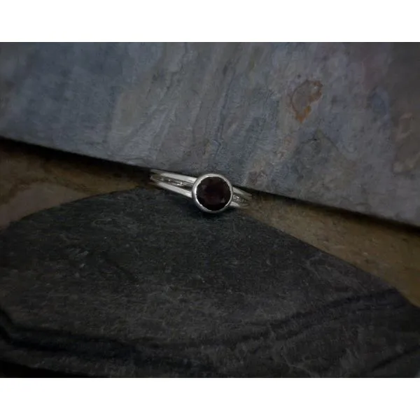 Sterling Silver GARNET Ring Vulcan's Forge LLC KANSAS CITY, MO