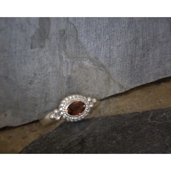 Sterling Silver GARNET Ring Vulcan's Forge LLC Kansas City, MO