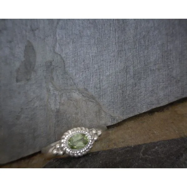 Sterling Silver PERIDOT Ring Vulcan's Forge LLC KANSAS CITY, MO
