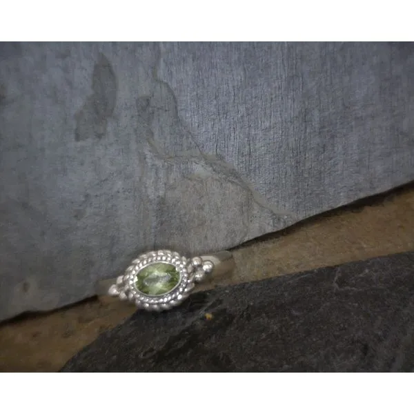 Sterling Silver PERIDOT Ring Vulcan's Forge LLC KANSAS CITY, MO